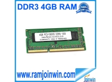 4gb ddr3 ram 204 pin pc3-10600 1333mhz From Joinwin