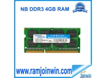 pc-10600 ddr3 1333mhz sodimm ram 4GB  made in Shenzhen